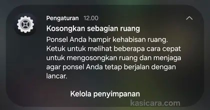 Cara Mengatasi Memori Penyimpanan yang Hampir Penuh di HP&nbsp;Samsung